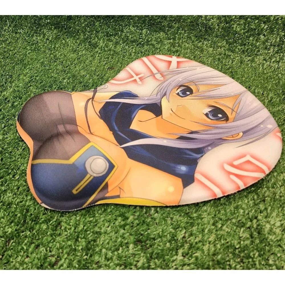 Rare Anime Fanart 3D Wrist Rest Mousepad Retired